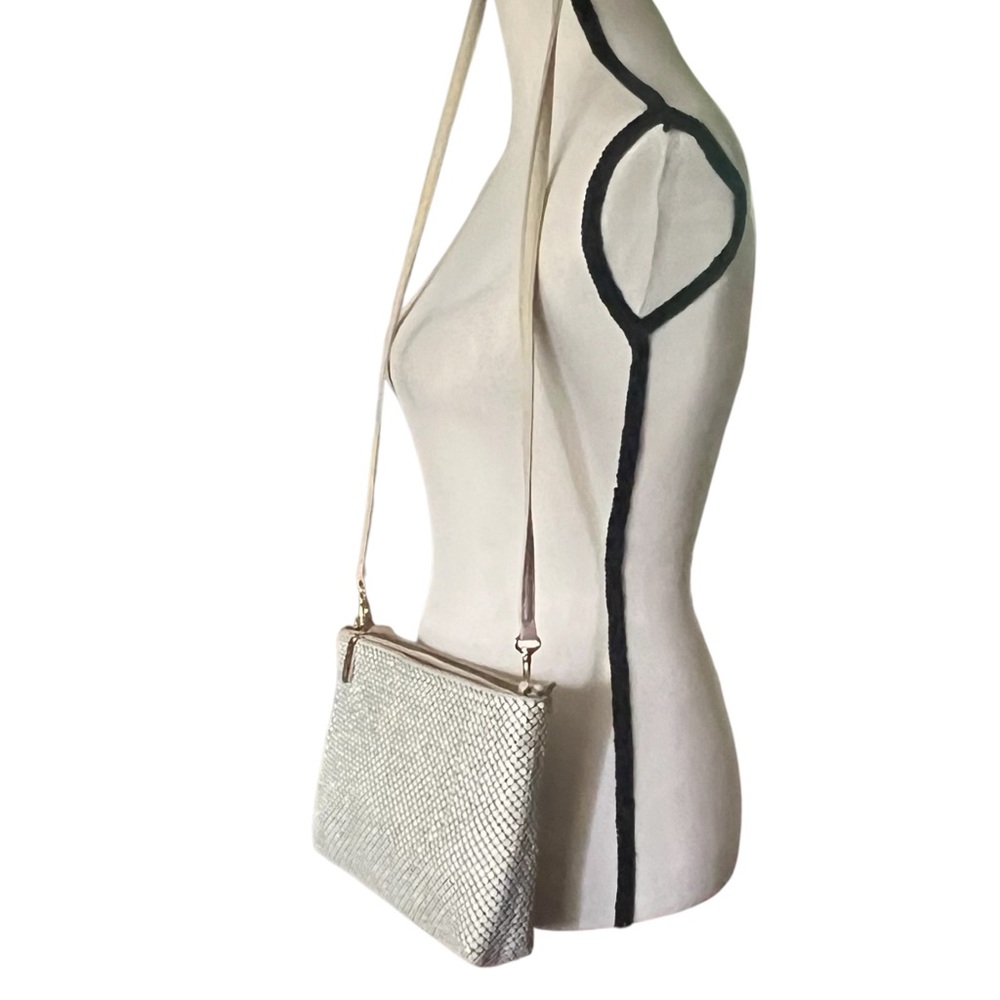 Whitting and Davis Metal Mesh Clutch Crossbody Handbag - Picture 7 of 10
